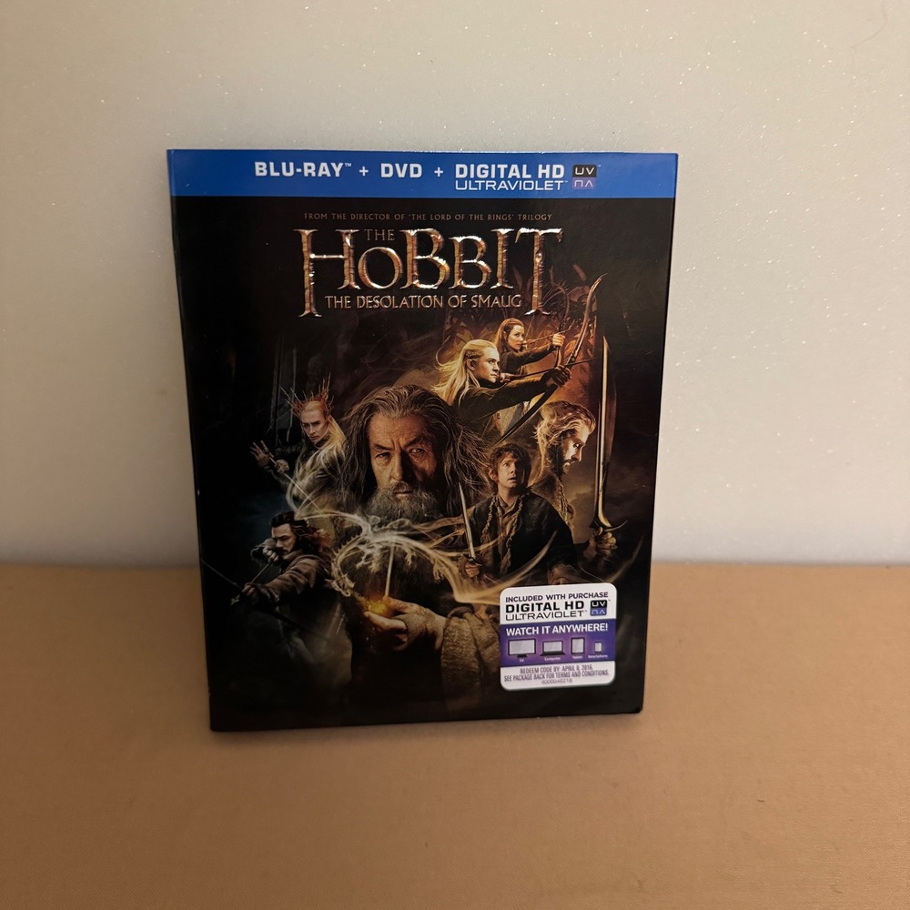 The Hobbit The Desolation of Smaug Blu Ray DVD Digital HD UV Ultraviolet Movie‎